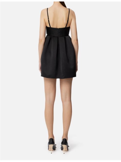 DRESS WITH BOW ELISABETTA FRANCHI | AB80451E2110 nero